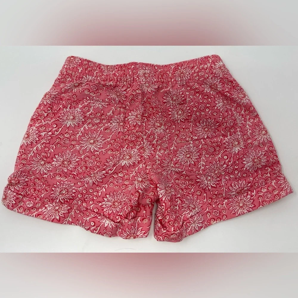 GAP KIDS: Pull-On Cargo Shorts, Pink Flower Print, Size Small